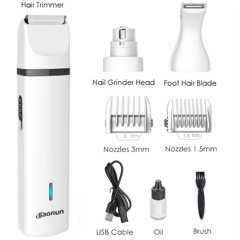 Rechargeable Pet Grooming Kit
