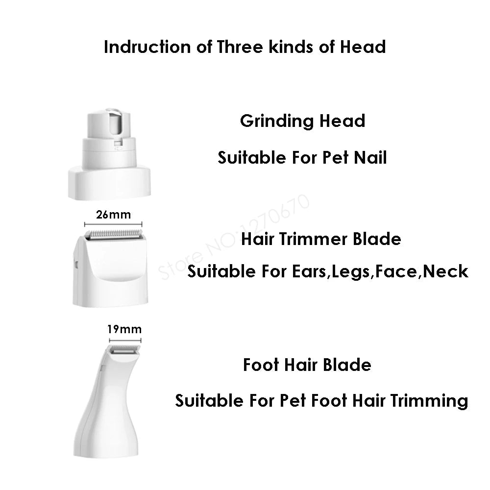 Rechargeable Pet Grooming Kit