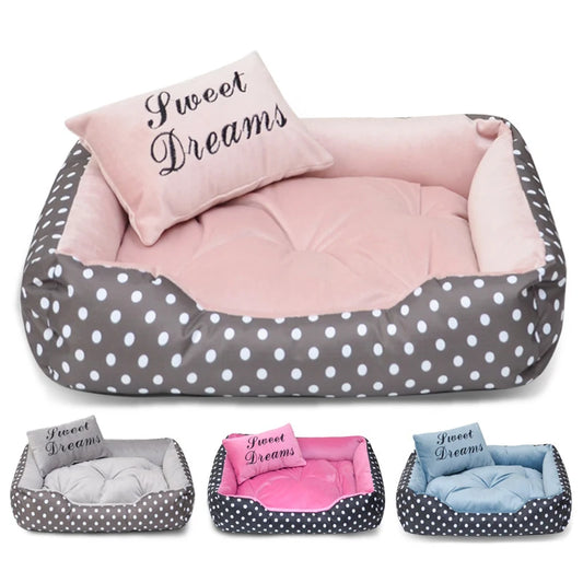Polka Comfort Pet Bed – All Season
